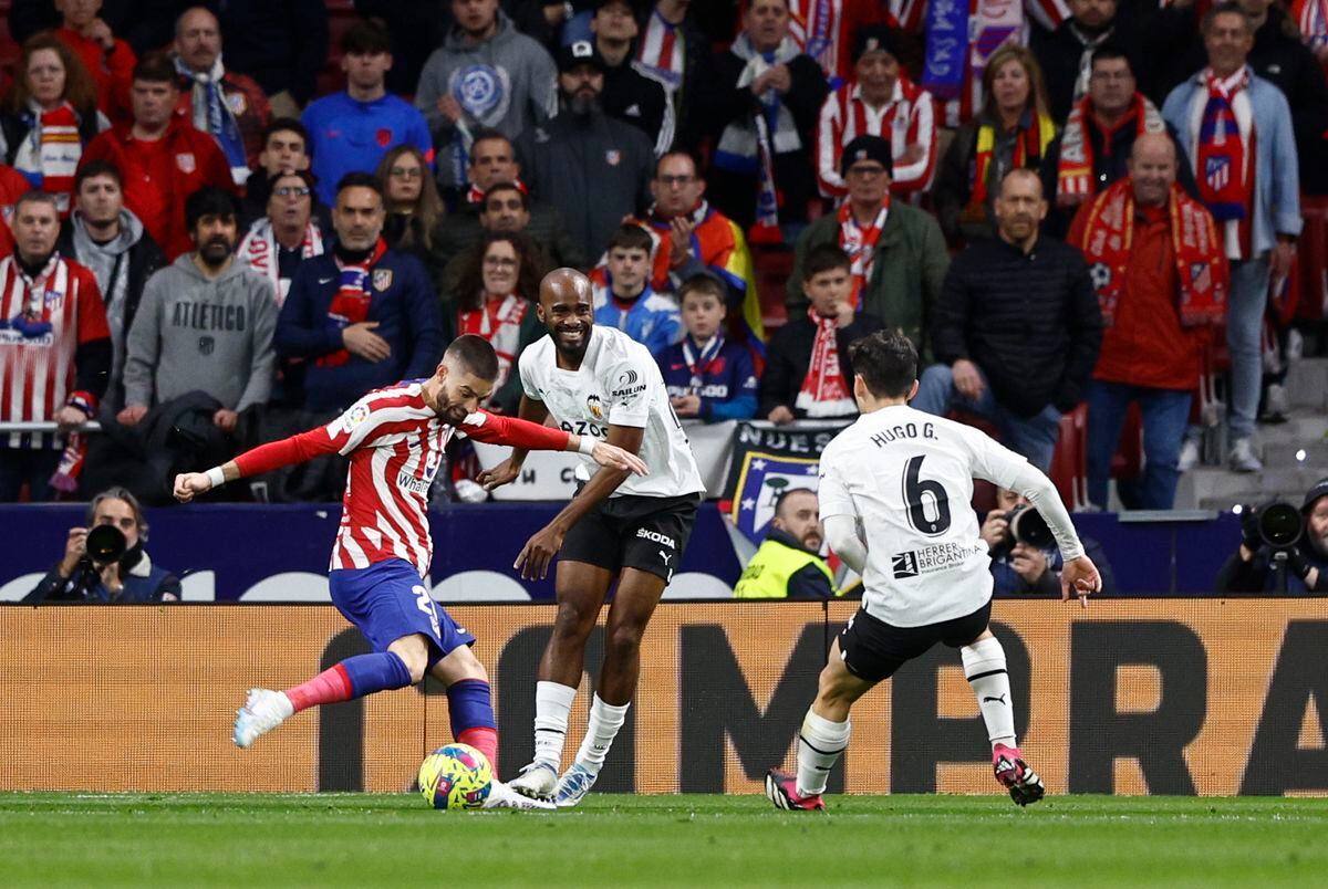 Atlético de Madrid – Valencia, La Liga live |  Carrasco extends the white-and-red advantage |  sports