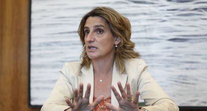 Teresa Ribera, vicepresidenta para la Transición Ecológica.