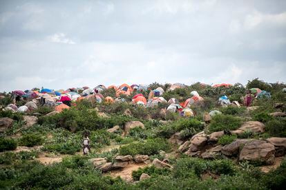 Un campo de refugiados a las afueras de la ciudad etíope de Jigjiga.