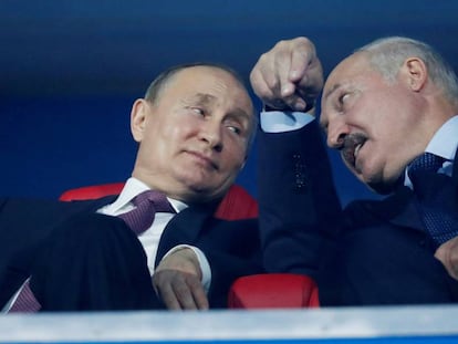 Putin y Lukashenko