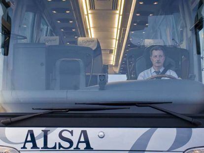 Autobús de Alsa en una imagen de archivo.