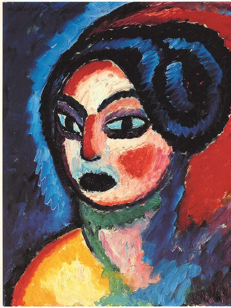 'Princesa Turandot' (1912), óleo sobre lienzo, de Alexéi von Jawlensky.