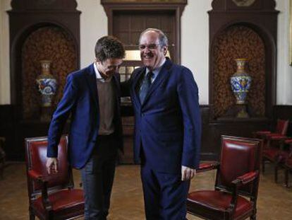 Tres meses antes de las elecciones autonómicas, el candidato del PSOE y el líder de Más Madrid dialogan sobre las posibilidades de que la izquierda alcance un acuerdo para desplazar al PP del poder un cuarto de siglo después