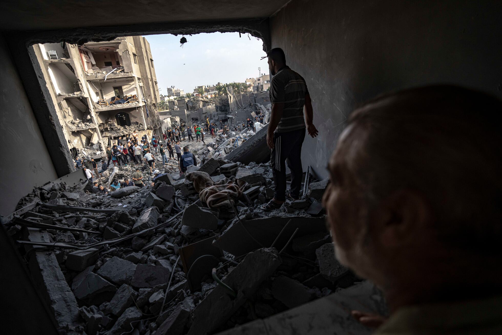 Las imágenes de la guerra entre Israel y Gaza, el 7 de noviembre de