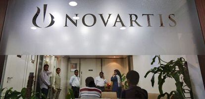 Oficinas de Novartis en India, pa&iacute;s que permiti&oacute; la entrada de gen&eacute;ricos del f&aacute;rmaco Glivec en 2013.