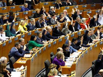 Sesión plenaria del Parlamento Europeo.