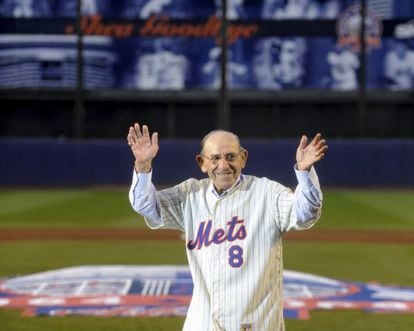 El legendario manager de Nueva York Mets en 2008 durante un homenaje.