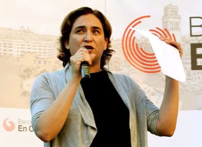 La guanyadora de les eleccions a Barcelona, Ada Colau.