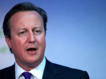 El primer ministro brit&aacute;nico, David Cameron.