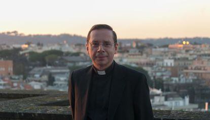 Mariano Fazio, en la Universidad de la Santa Cruz, en Roma.