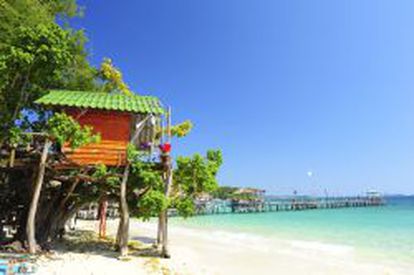 El archipiélago de las islas Bahamas dispone de todo tipo de alojamientos en sus magníficas playas de arena blanca.