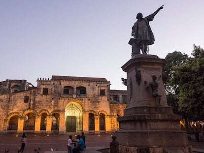 El parque Colón, en Santo Domingo, República Dominicana.