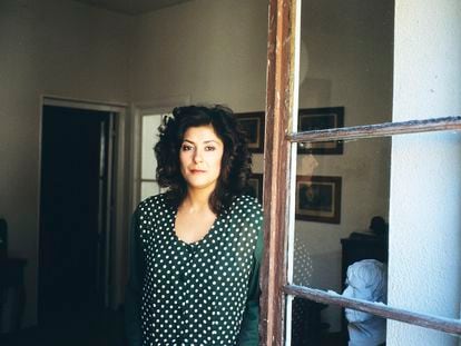 Almudena Grandes, fotografiada en Italia en 1991.