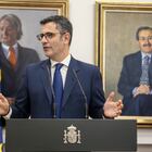 El nuevo ministro de la Presidencia, Félix Bolaños, interviene tras recibir su cartera ministerial en la sede ministerial, a 12 de julio de 2021, en Madrid (España). El traspaso de carteras se efectúa después de que el nuevo ministro haya prometido su cargo ante el Rey y después de que el BOE publicara este lunes dos reales decretos con los cambios anunciados el pasado sábado por el presidente del Gobierno para la remodelación del Ejecutivo de coalición del PSOE y Unidas Podemos.
12 JULIO 2021;COALICIÓN;GOBIERNO;NUEVOS MINISTROS;MINISTRA;VICEPRESIDENTE
EUROPA PRESS/R.Rubio.POOL
12/07/2021