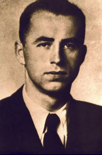 Retrato del nazi Alois Brunner.