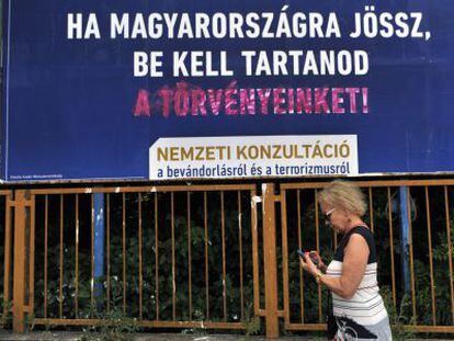 "Si vienes a Hungría, tienes que respetar nuestras leyes".