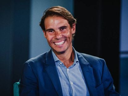 Rafa Nadal, el miércoles en Madrid.