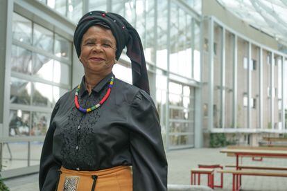 Mamphela Ramphele, co-chair of the Club of Rome, at the University of Cape Town on March 6.
