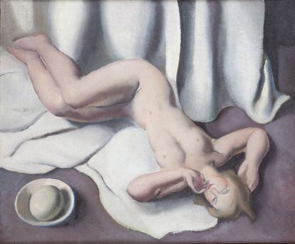 'Desnudo', 1925. 69 x 83,5 cm. Óleo sobre lienzo.