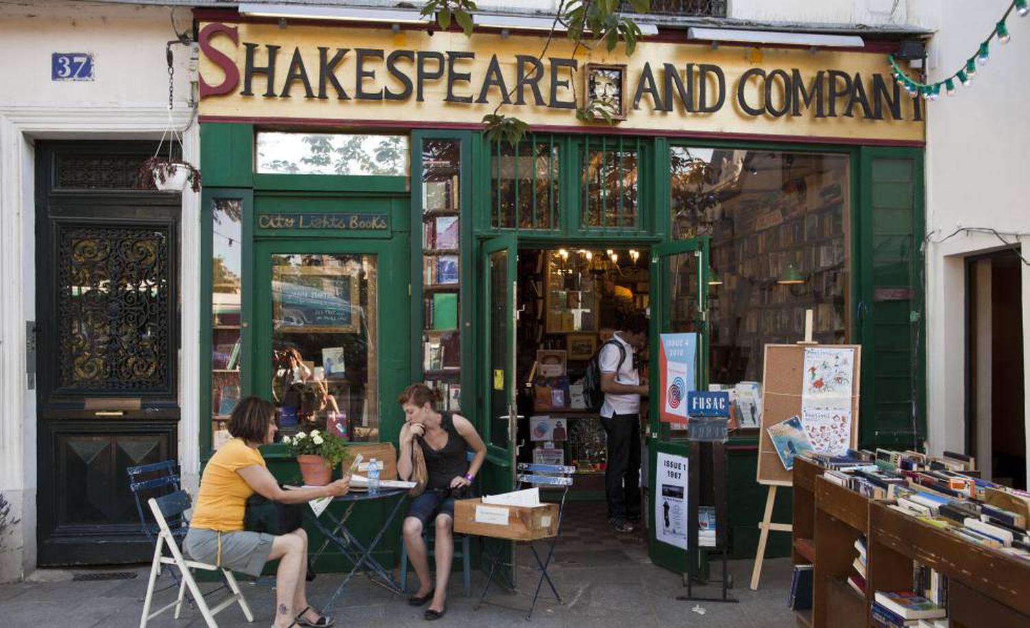 La librería Shakespeare and Company en 2020.