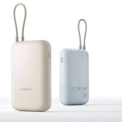 Xiaomi Power Bank Built-in Cable colores