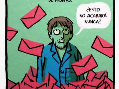 Vi&ntilde;eta de &quot;Memorias de un hombre en pijama&quot;.