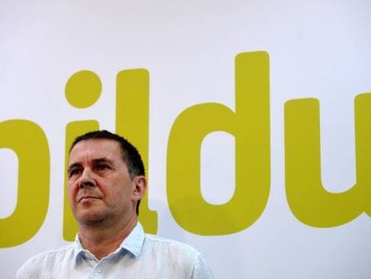 Arnaldo Otegi, candidato de Bildu. 