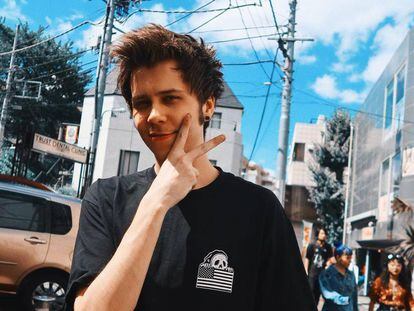 Elrubius, durante sus vacaciones en Jap&oacute;n en una foto compartida en su Instagram.