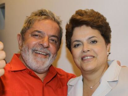 Lula da Silva y Rousseff en 2010.