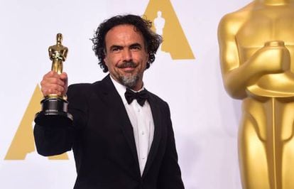 TOPSHOTS Director Alejandro Gonzalez Inarritu, ganador del Oscar AFP PHOTO / FREDERIC J. BROWN