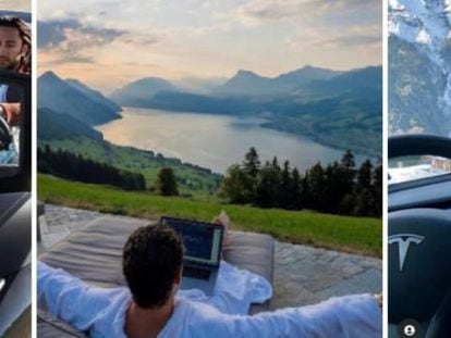 Capturas de cuentas de Instagram ligadas al mundo de la inversión.