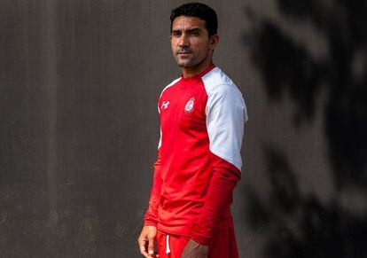 El futbolista Antonio Naelson en las instalaciones del Toluca en Metepec, Estado de México