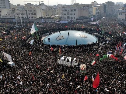 El funeral en Irán de Soleimani, en imágenes