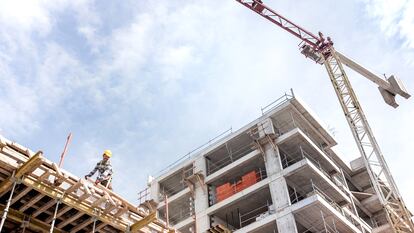 Edificio en construcción.