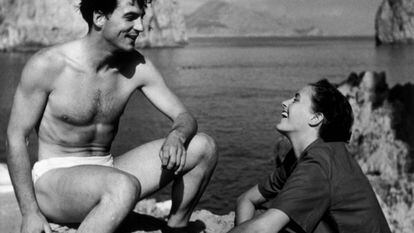 Inge Morath y Ernst Haas durante su primer encargo para Magnum, Capri, Italia, 1949