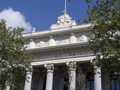 Sede de la Bolsa de Madrid.