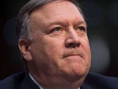 Mike Pompeo, director de la CIA, en una comparecencia en el Capitolio el pasado febrero. En vídeo, ¿qué piensa Tillerson de Trump?