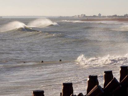 Imagen de la costa británica.