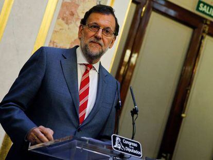 El presidente del Gobierno en funciones, Mariano Rajoy.