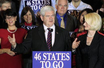 Gingrich promete seguir luchando tras su derrota en Florida. 