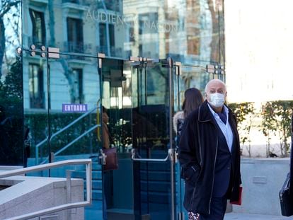 José Luis Moreno, a su llegada a la Audiencia Nacional, este jueves.