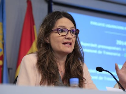 La vicepresidenta y portavoz del Consell, M&oacute;nica Oltra. 