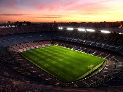 El Camp Nou.