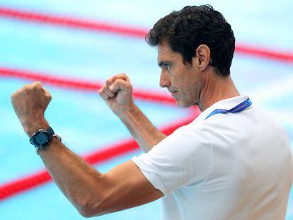 Miki Oca, durante un partido en Gwangju.