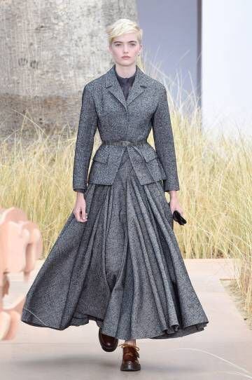 Ruth Bell en la colección de Christian Dior otoño/invierno 2017 de Alta Costura de la Semana de la Moda de París el pasado lunes.