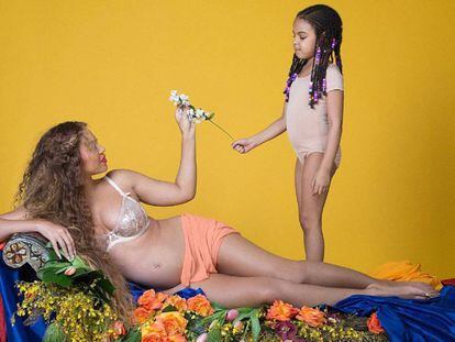 Beyoncé y su hija Blue Ivy.