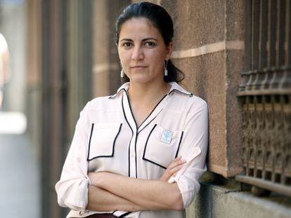 La opositora cubana Rosa Mar&iacute;a Pay&aacute;, ayer en Madrid.