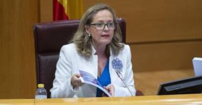 La vicepresidenta primera y ministra de Asuntos Económicos y Transformación Digital, Nadia Calviño.