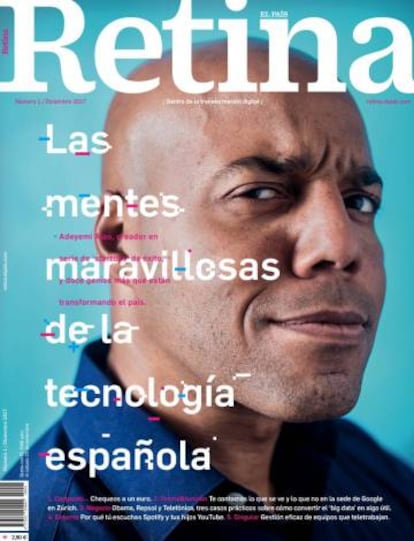 Adeyemi Ajao fue portada en el primer número de nuestra revista.