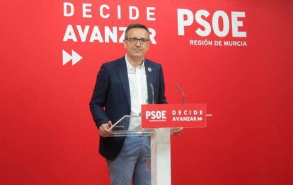 Diego Conesa, secretario general del PSOE en Murcia.